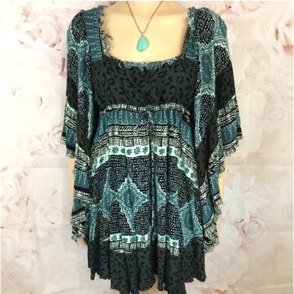 FP Heart of Gold Bell Sleeve Mini Dress - Picture 5 of 8